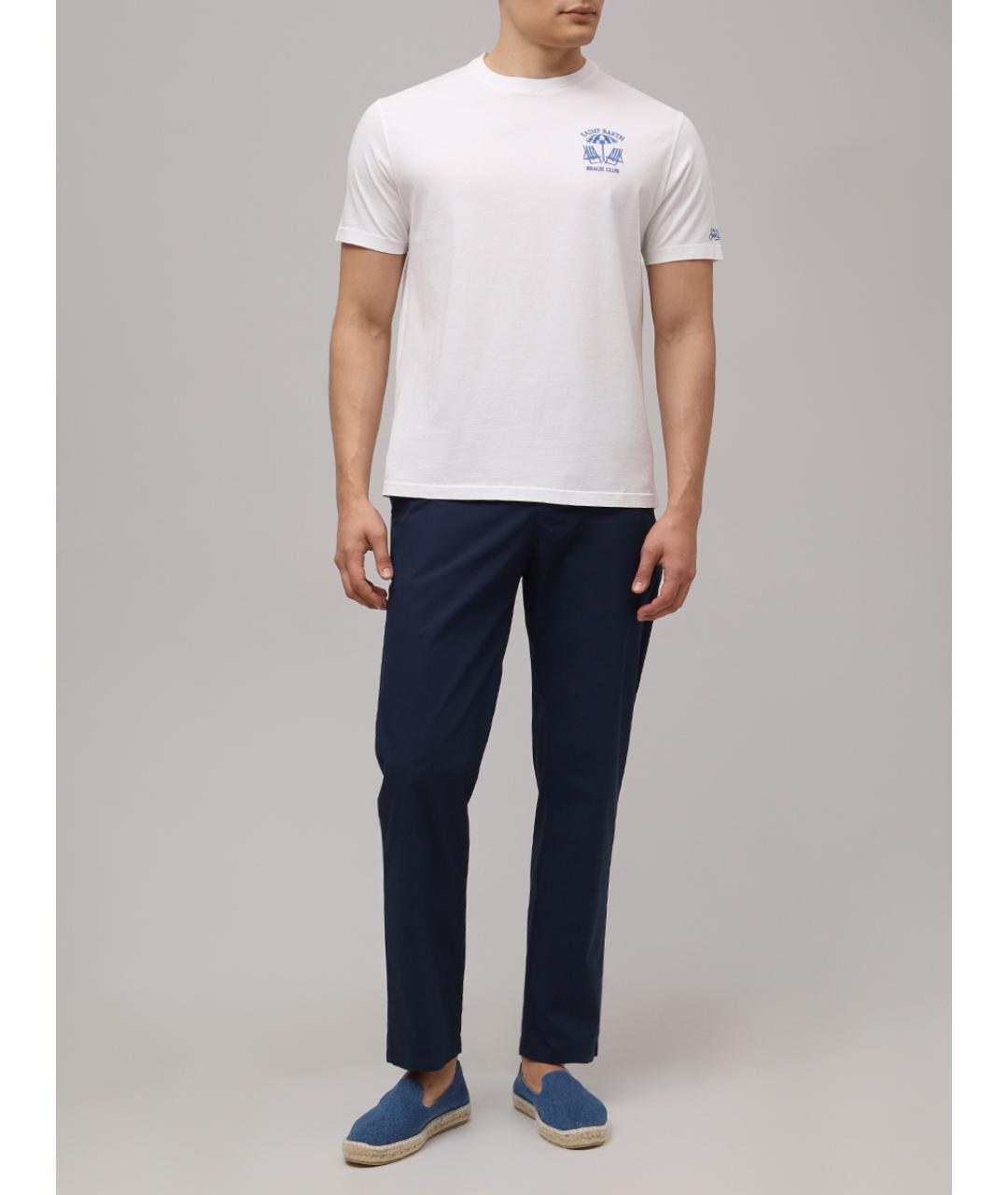 MC2 SAINT BARTH Белая хлопковая футболка, фото 2