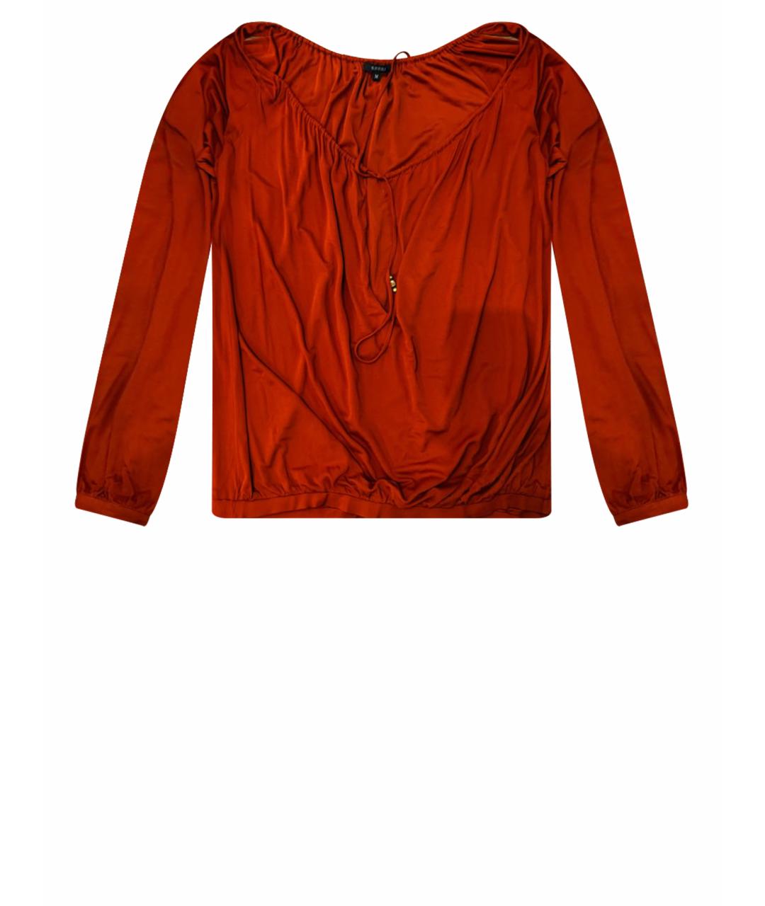 GUCCI Оранжевая хлопковая блузы, фото 1