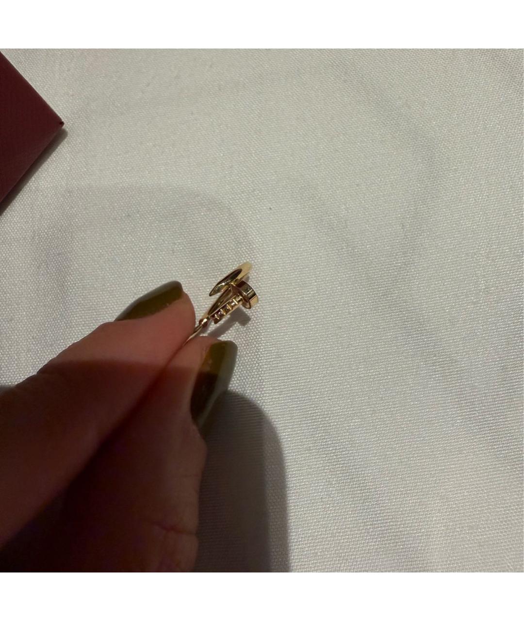 CARTIER Желтые серьги из желтого золота, фото 2