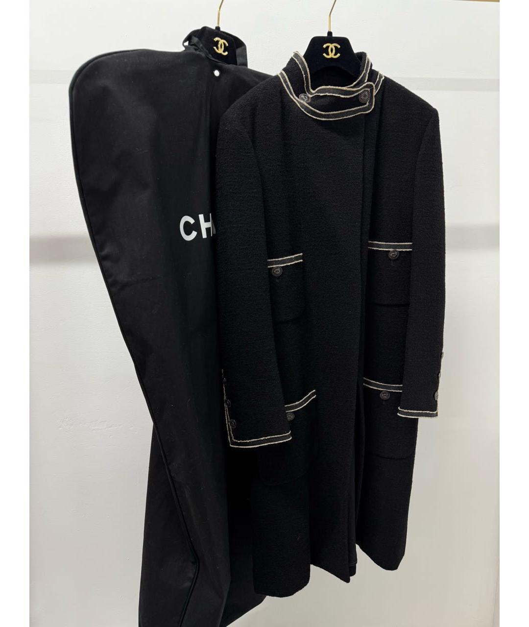 CHANEL Черное пальто, фото 5