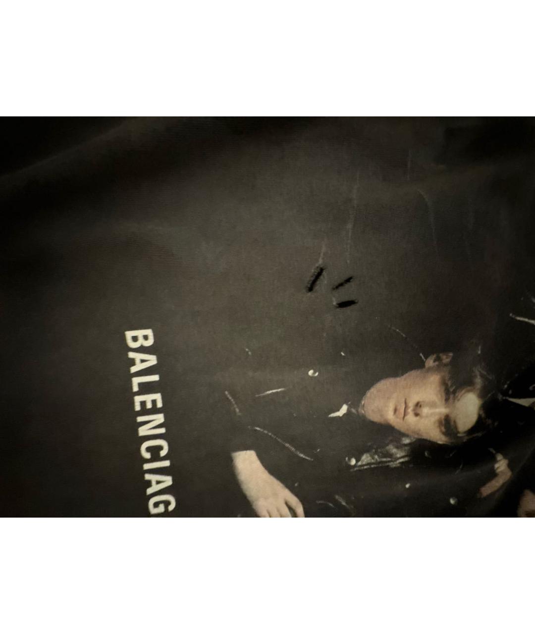 BALENCIAGA Мульти хлопковая футболка, фото 8