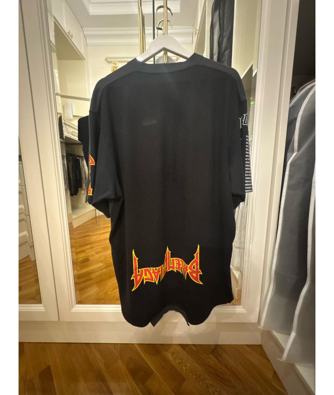 BALENCIAGA Мульти хлопковая футболка, фото 2