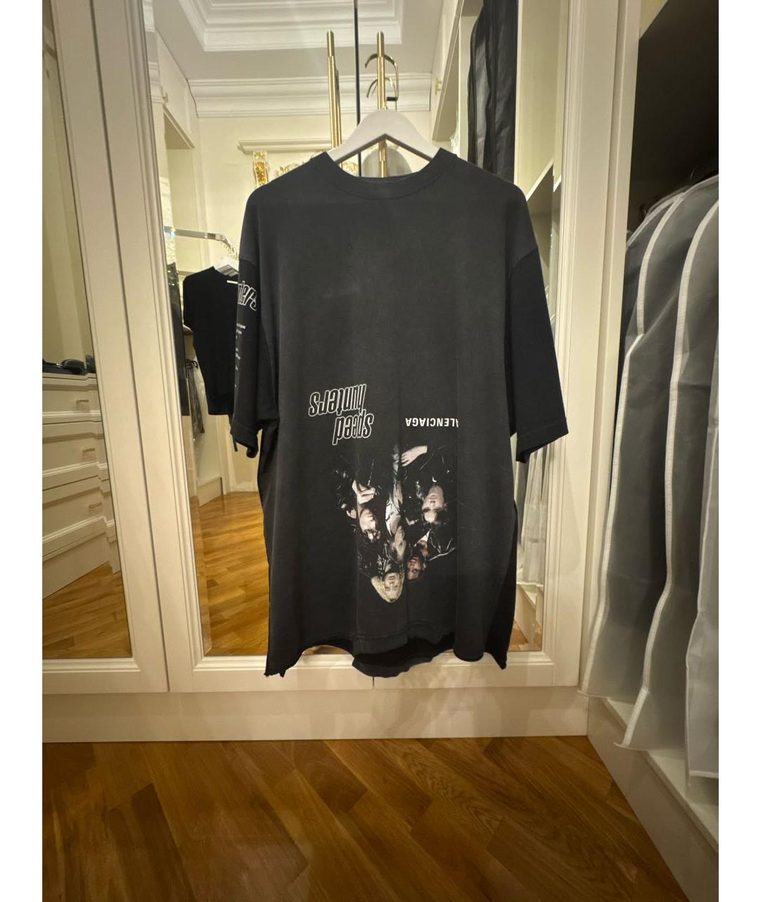 BALENCIAGA Мульти хлопковая футболка, фото 9