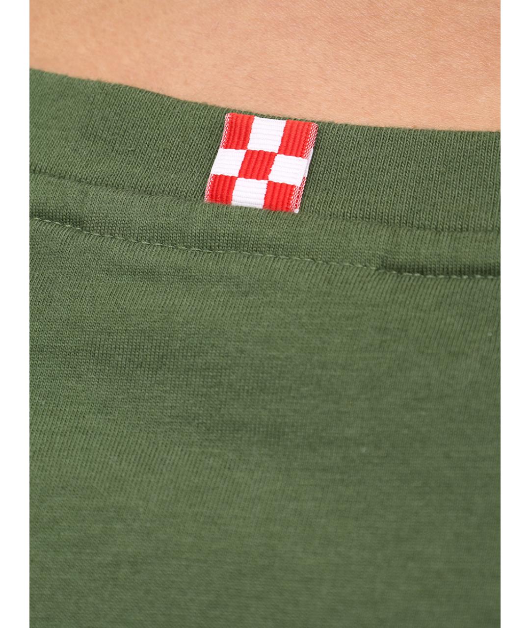 MC2 SAINT BARTH Зеленая хлопковая футболка, фото 6