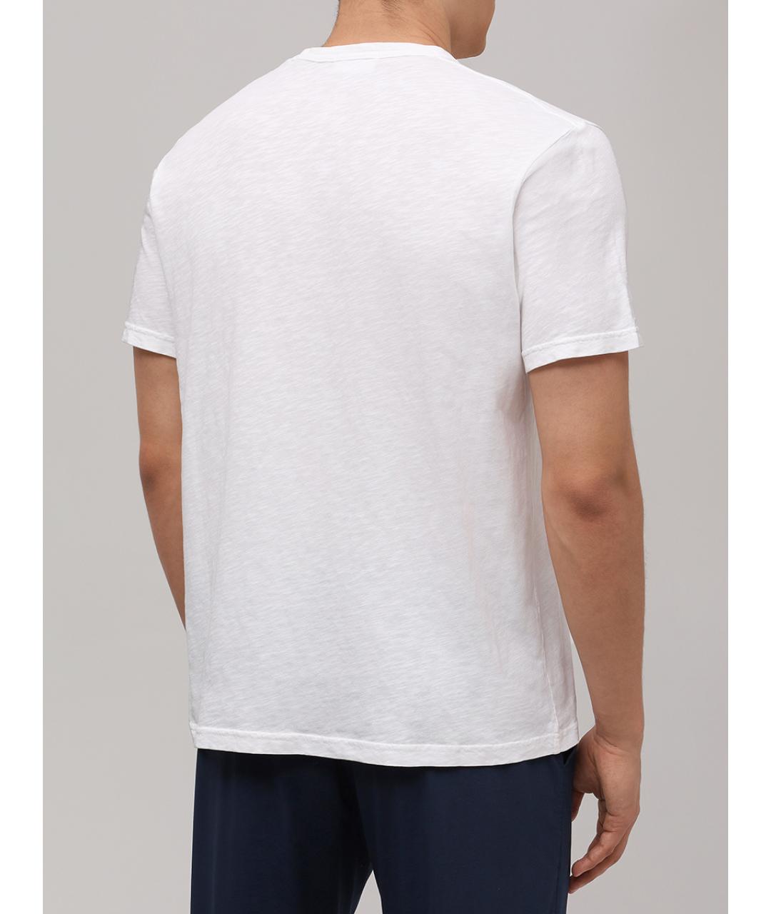 MC2 SAINT BARTH Белая хлопковая футболка, фото 3