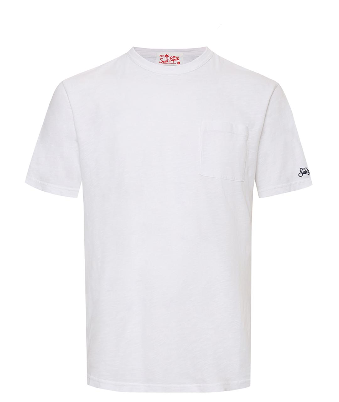 MC2 SAINT BARTH Белая хлопковая футболка, фото 1