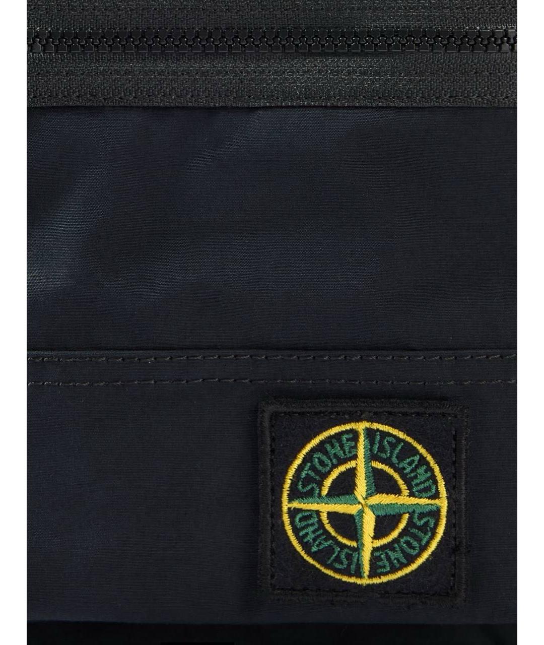 STONE ISLAND Черная сумка на плечо, фото 6