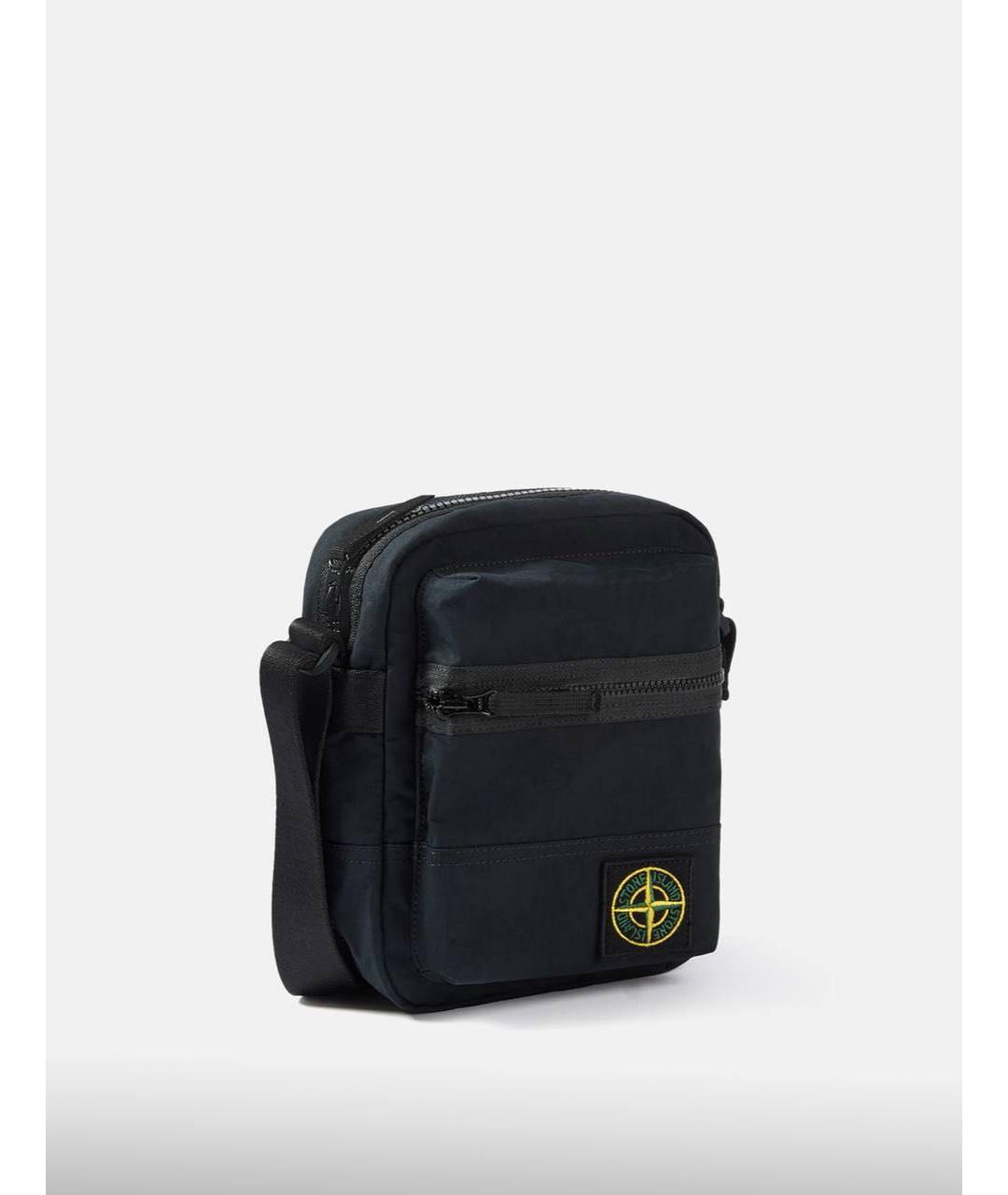 STONE ISLAND Черная сумка на плечо, фото 7