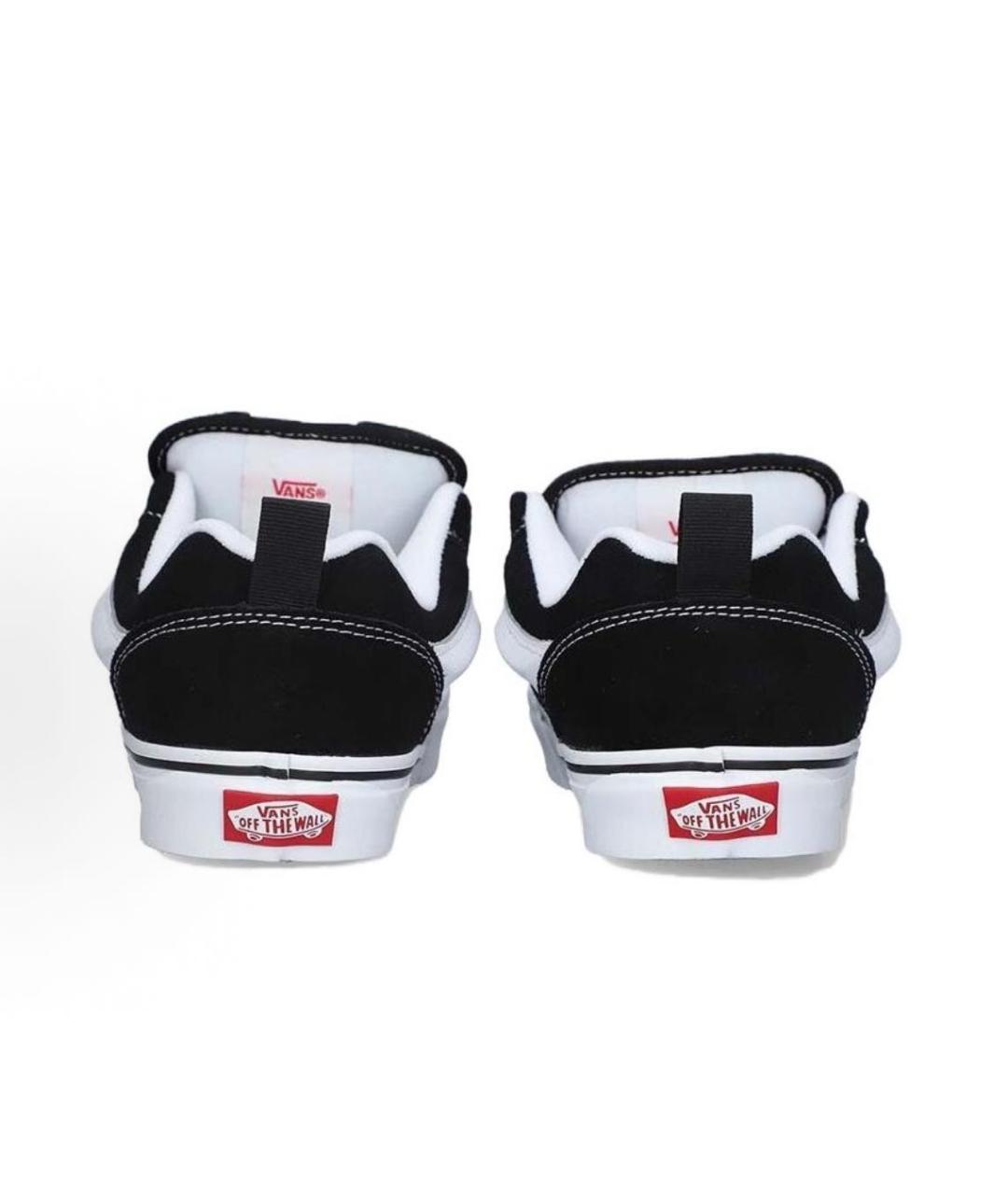 VANS Черные текстильные низкие кроссовки / кеды, фото 4