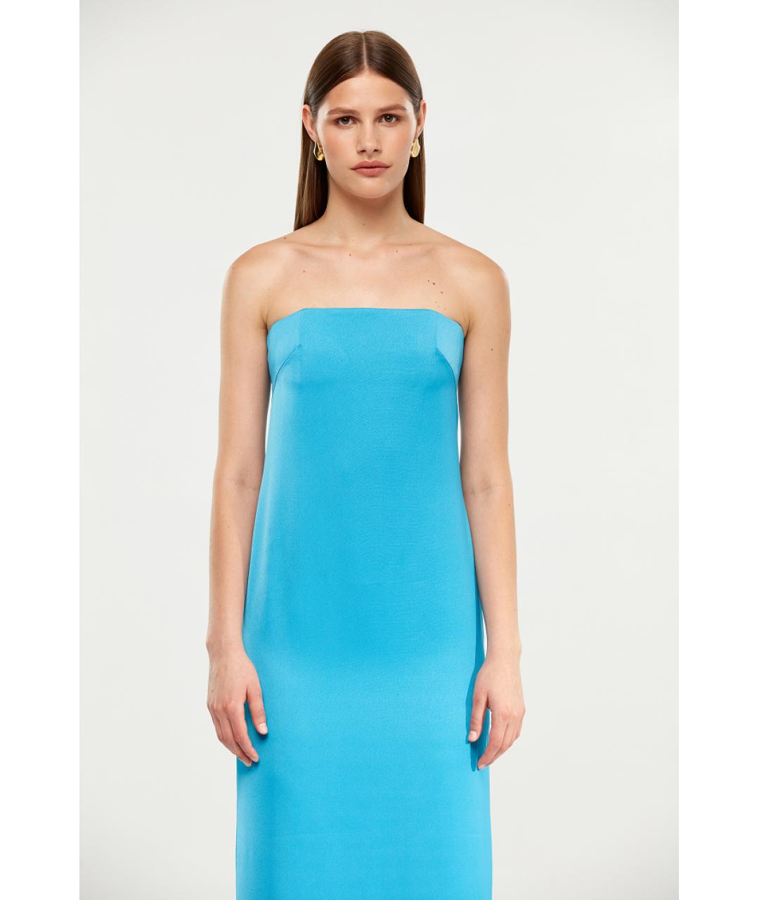 RASARIO Голубое полиэстеровое платье, фото 3