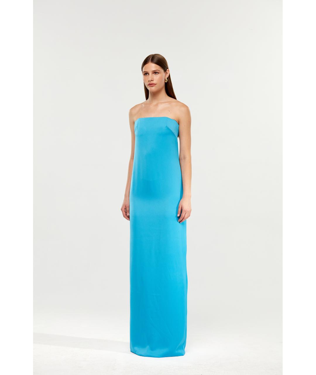 RASARIO Голубое полиэстеровое платье, фото 4