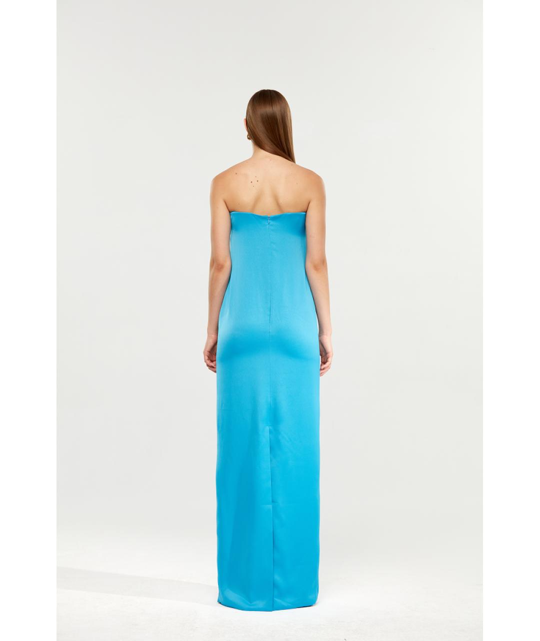 RASARIO Голубое полиэстеровое платье, фото 5