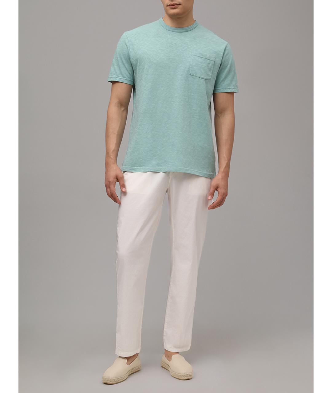 MC2 SAINT BARTH Зеленая хлопковая футболка, фото 2