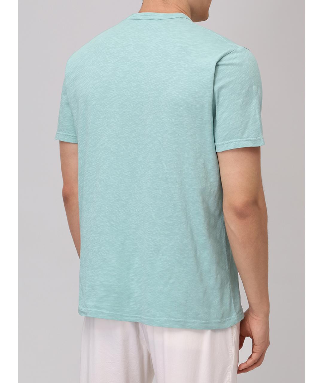 MC2 SAINT BARTH Зеленая хлопковая футболка, фото 3