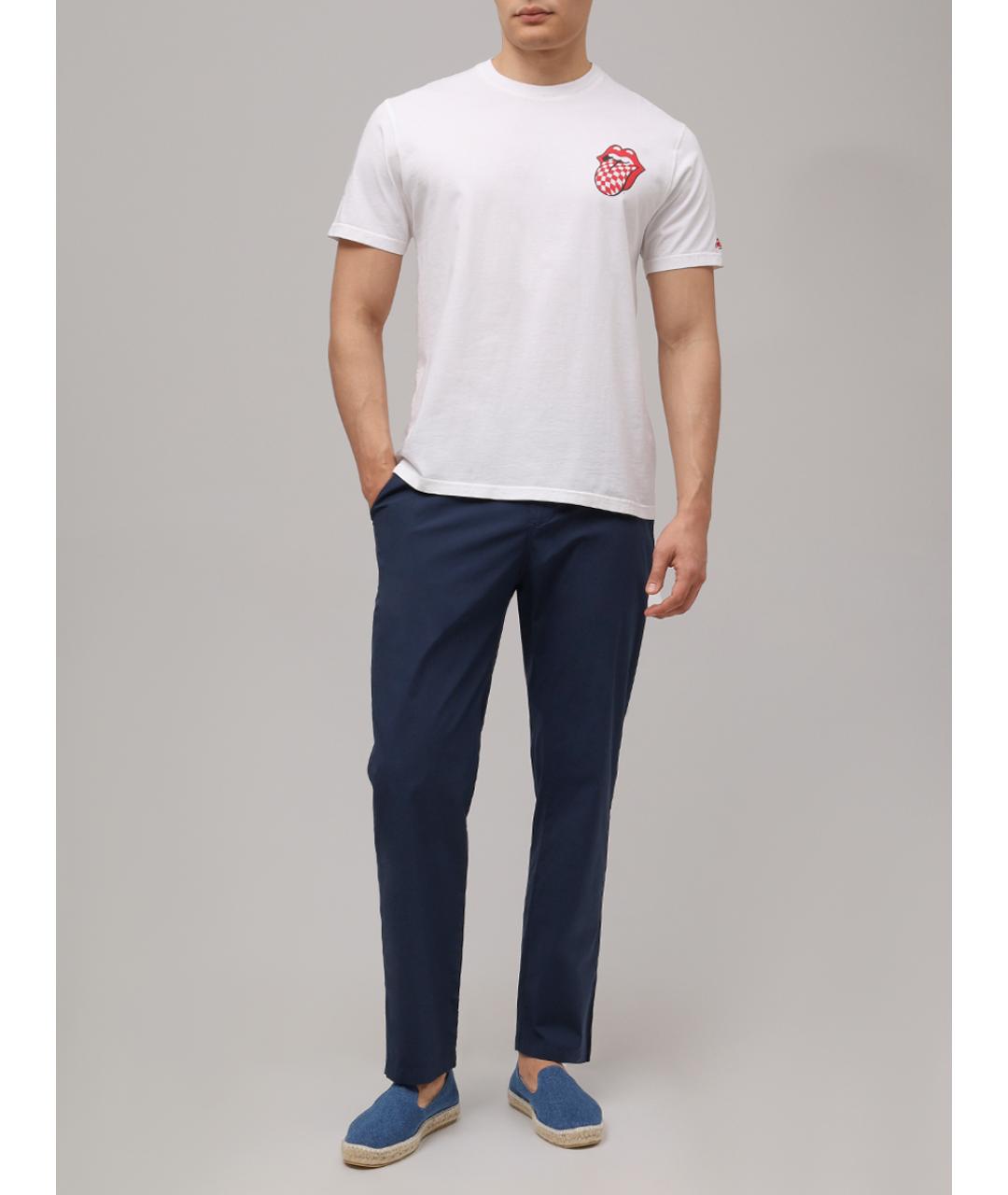 MC2 SAINT BARTH Белая хлопковая футболка, фото 2