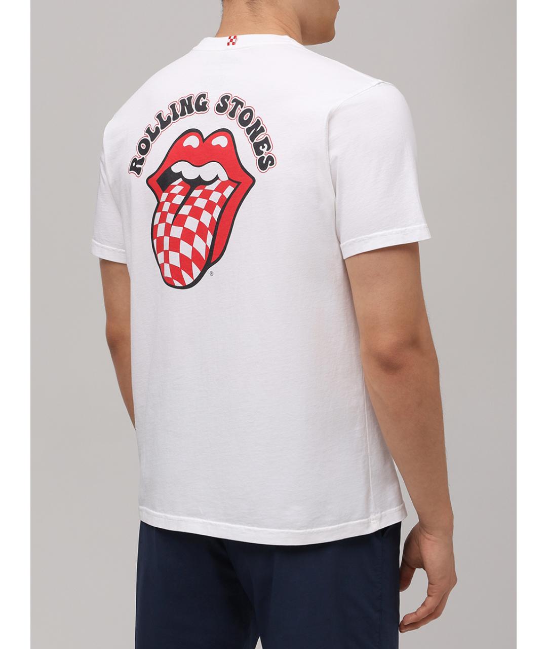 MC2 SAINT BARTH Белая хлопковая футболка, фото 3