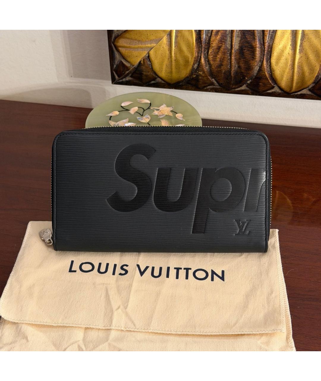 LOUIS VUITTON Черный кошелек, фото 6