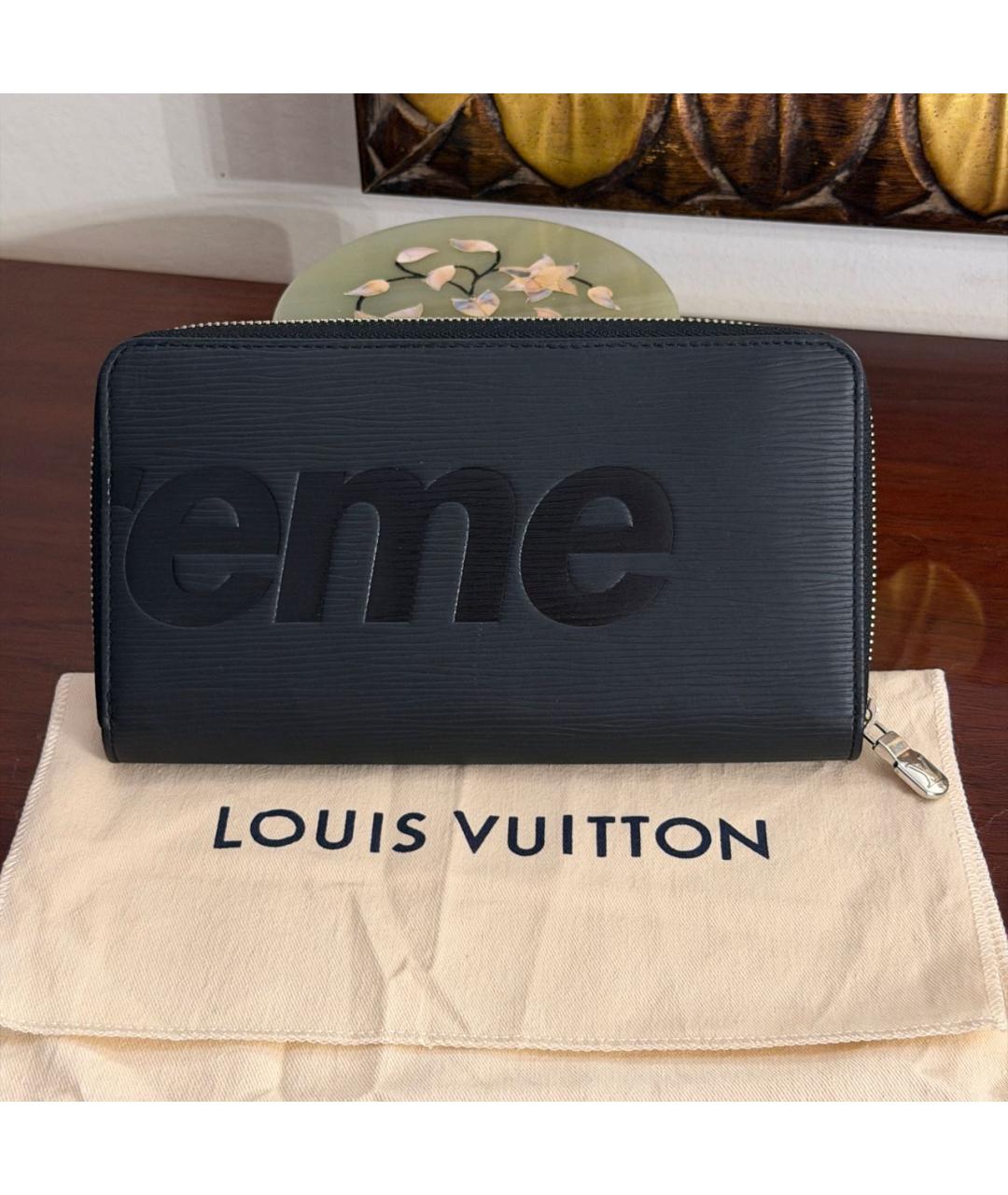 LOUIS VUITTON Черный кошелек, фото 2