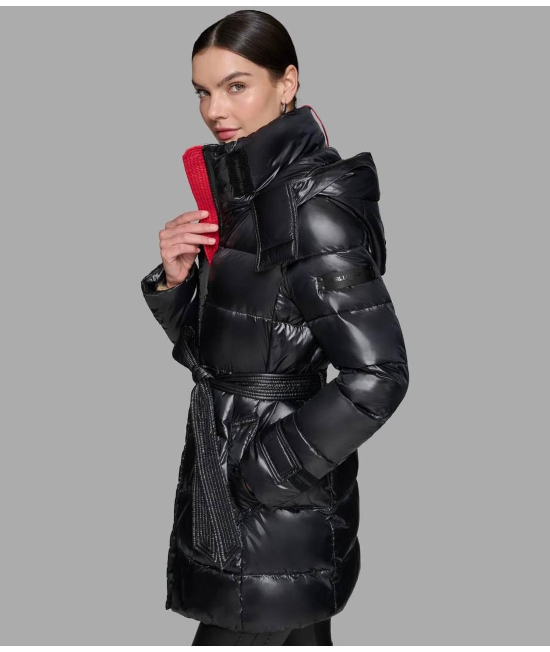 KARL LAGERFELD Черный пуховик, фото 4