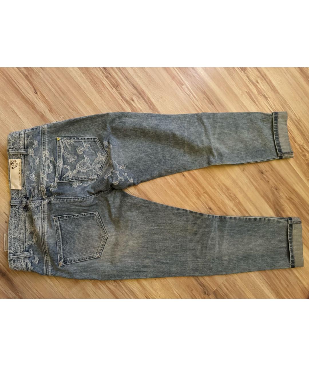 ERMANNO SCERVINO Голубые джинсы слим, фото 2