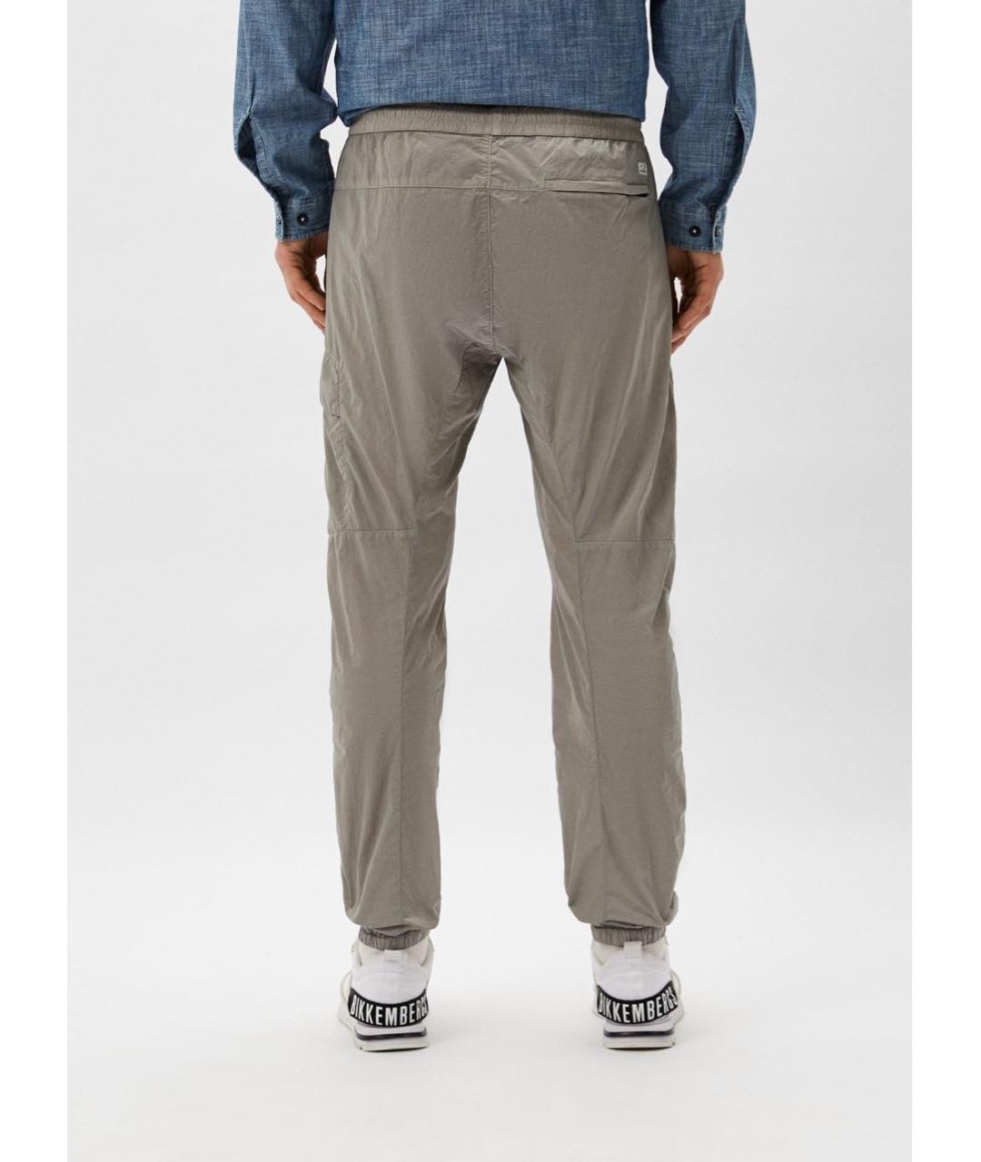 CP COMPANY Серые полиамидовые повседневные брюки, фото 6