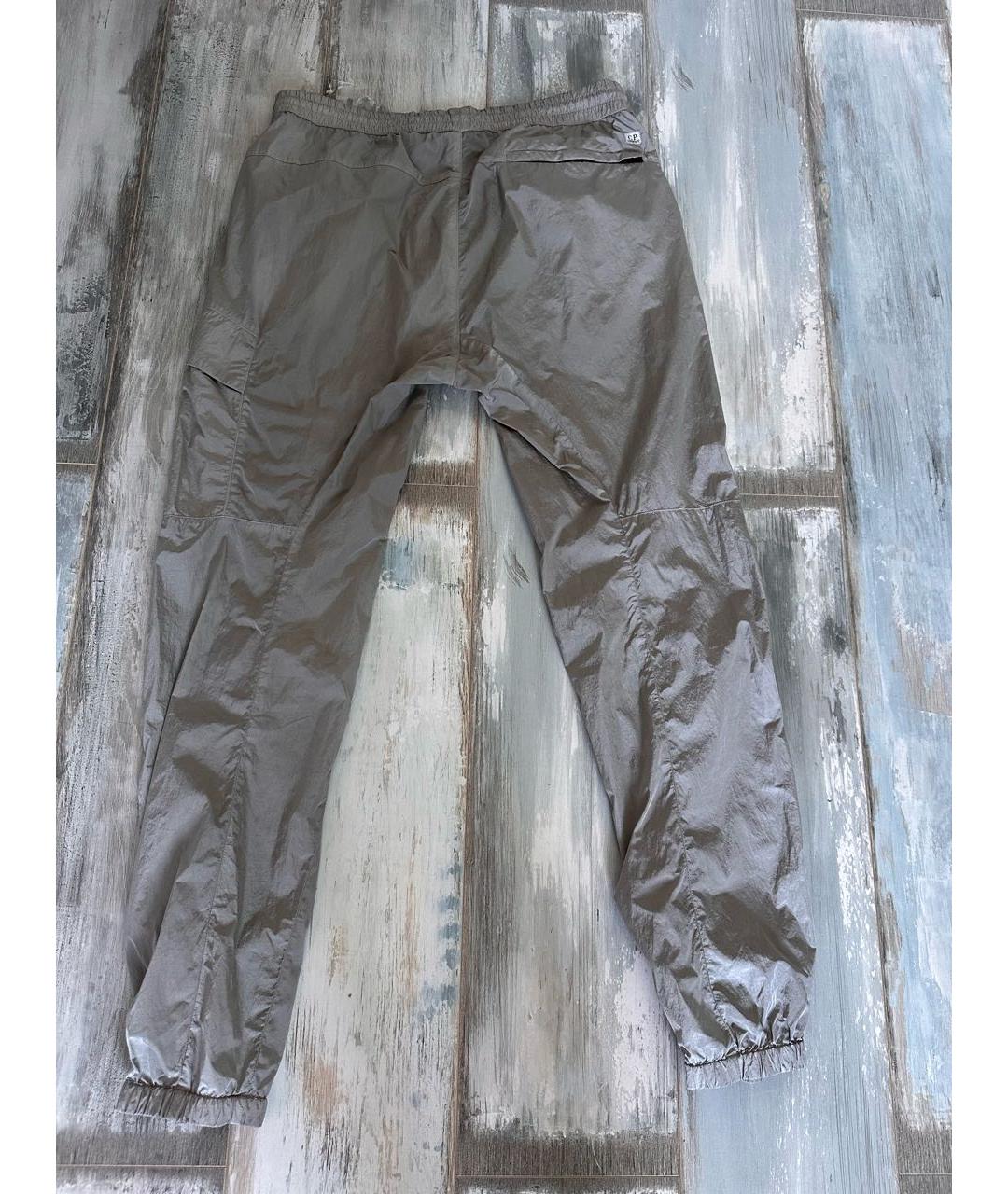 CP COMPANY Серые полиамидовые повседневные брюки, фото 2