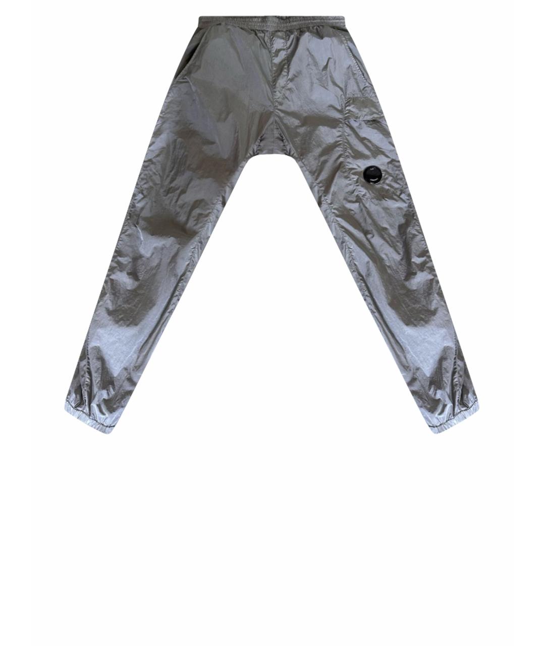 CP COMPANY Серые полиамидовые повседневные брюки, фото 1