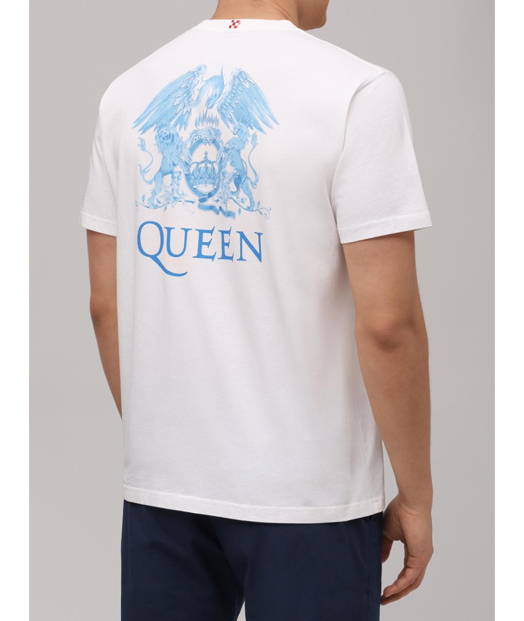 MC2 SAINT BARTH Белая хлопковая футболка, фото 3