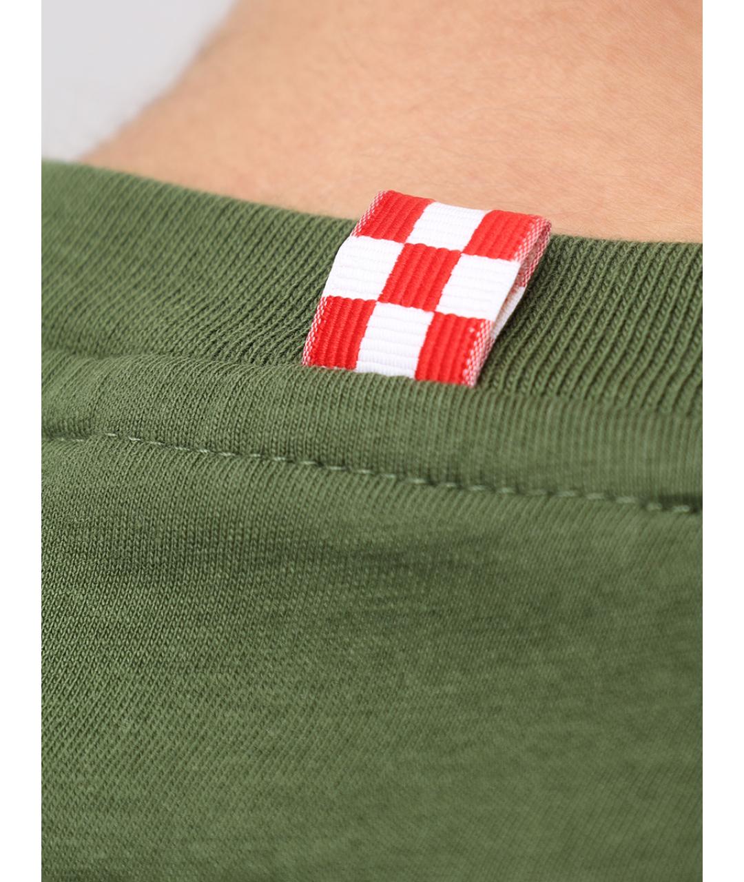 MC2 SAINT BARTH Зеленая хлопковая футболка, фото 5