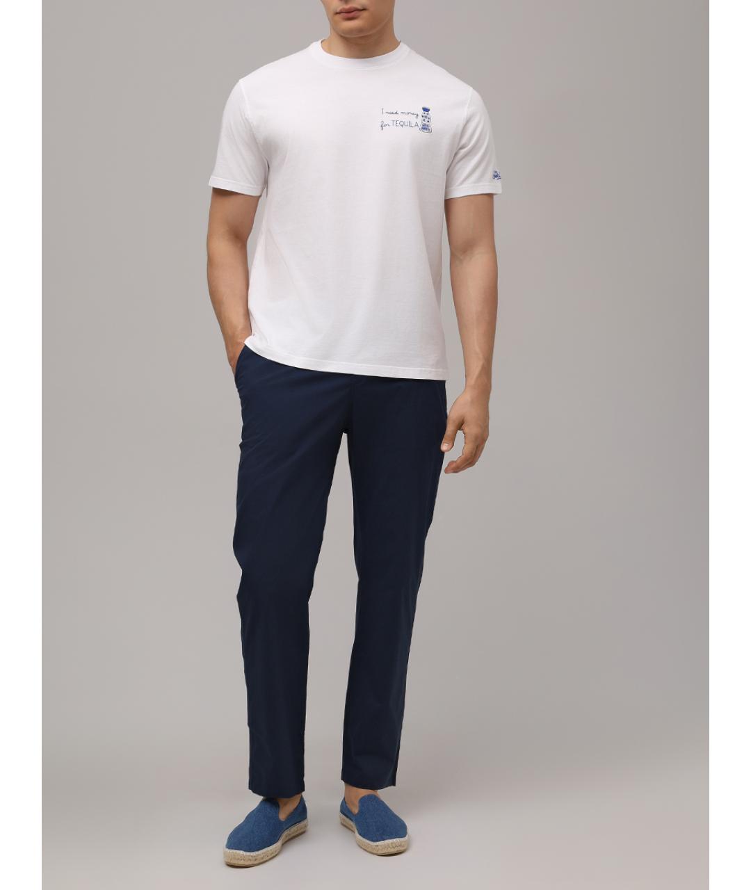 MC2 SAINT BARTH Белая хлопковая футболка, фото 2