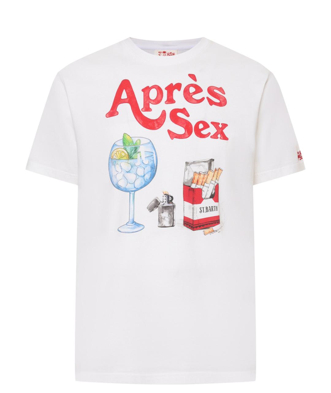 MC2 SAINT BARTH Белая хлопковая футболка, фото 1