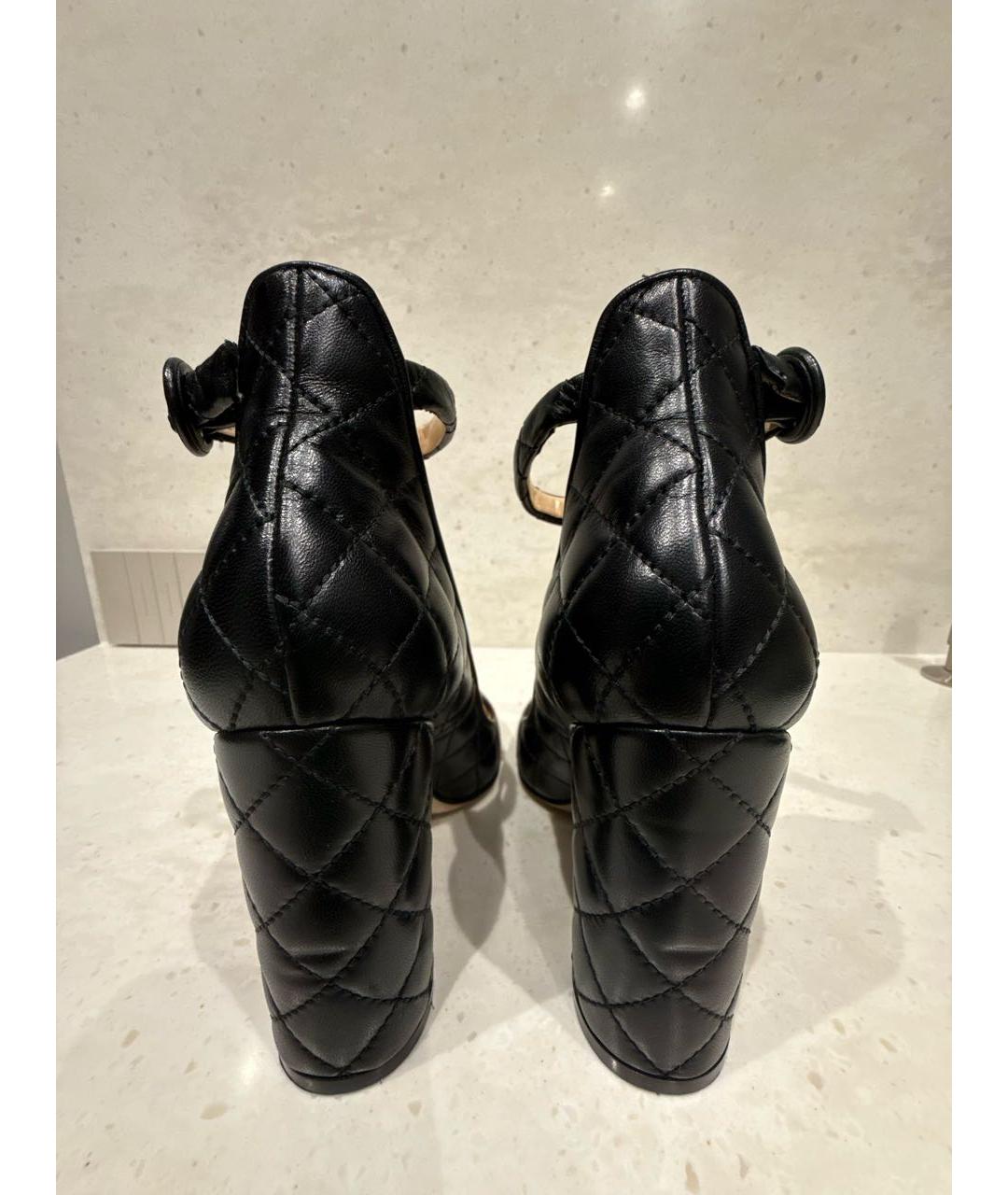 GIANVITO ROSSI Черные кожаные туфли, фото 4
