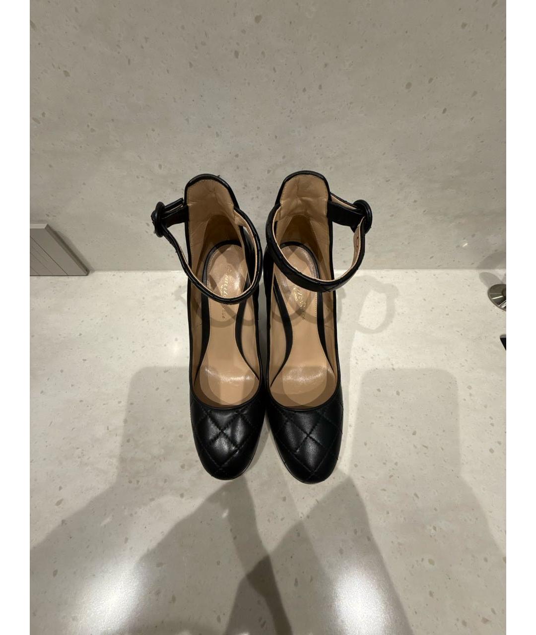 GIANVITO ROSSI Черные кожаные туфли, фото 2