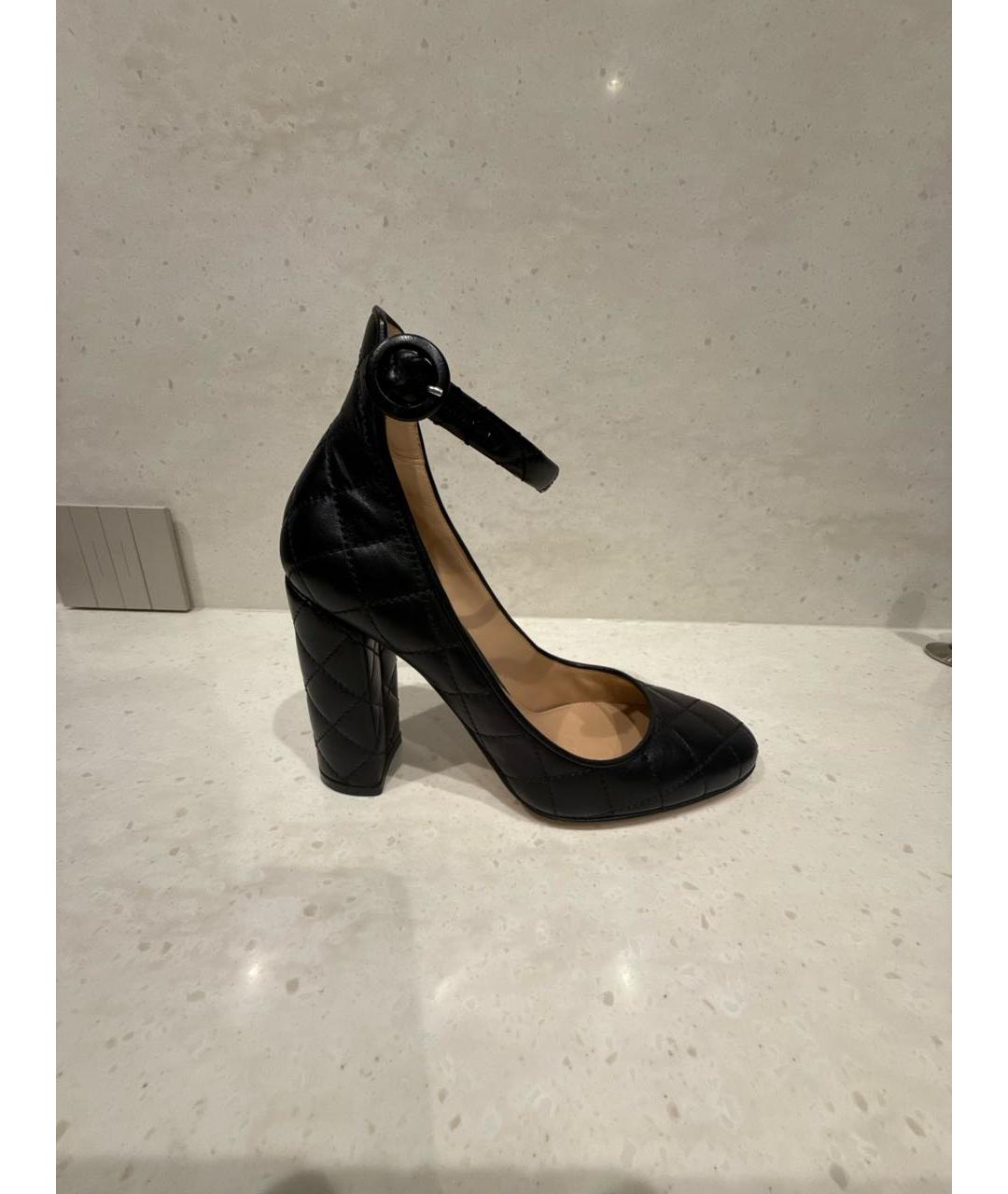 GIANVITO ROSSI Черные кожаные туфли, фото 7