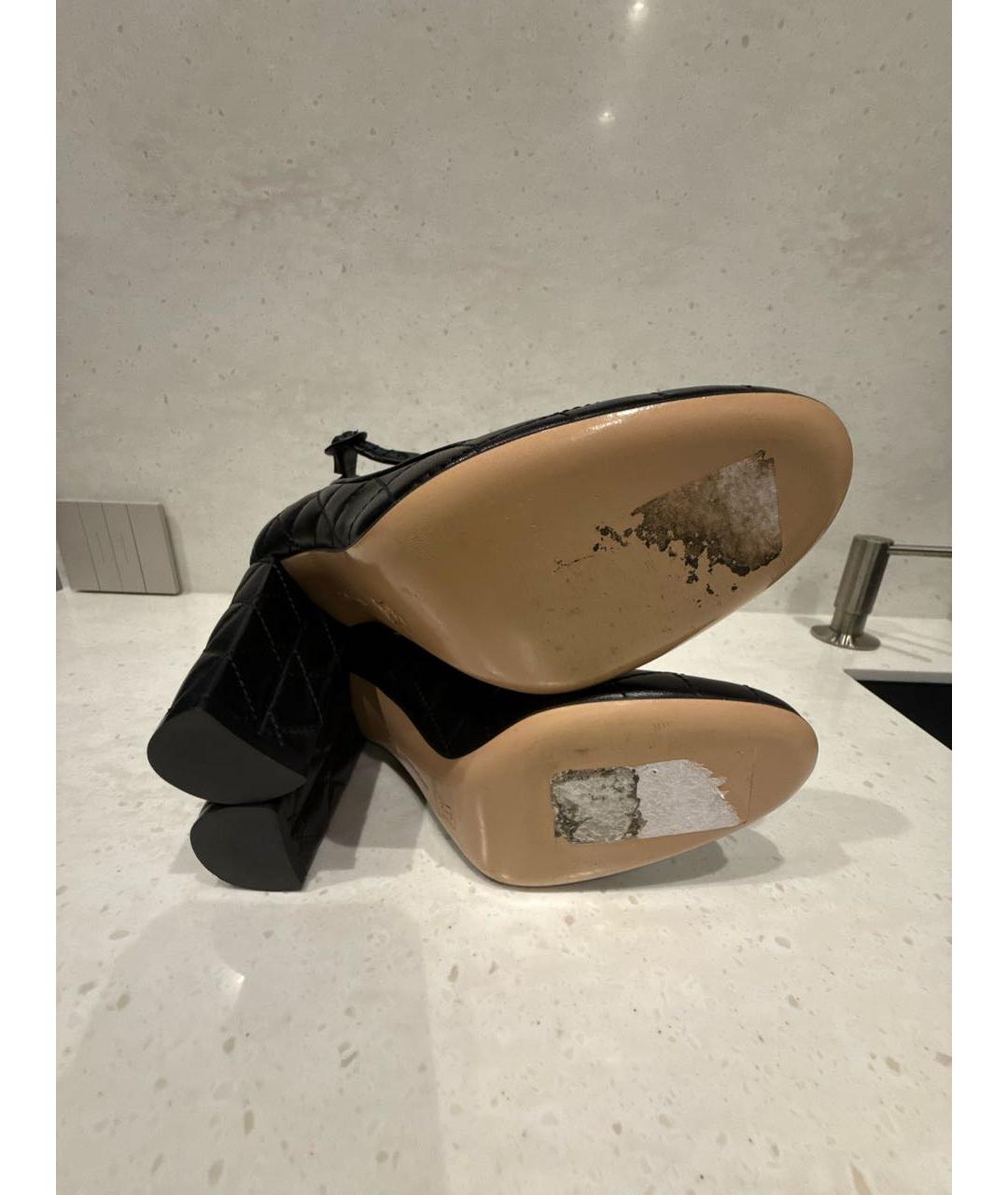 GIANVITO ROSSI Черные кожаные туфли, фото 5