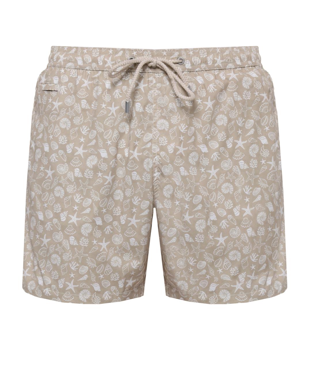 MC2 SAINT BARTH Бежевые шорты, фото 1