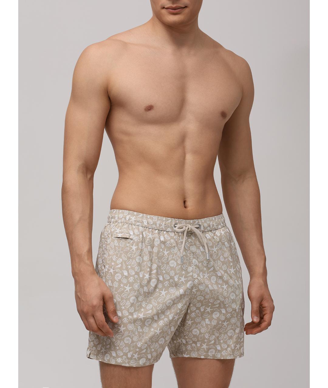 MC2 SAINT BARTH Бежевые шорты, фото 2