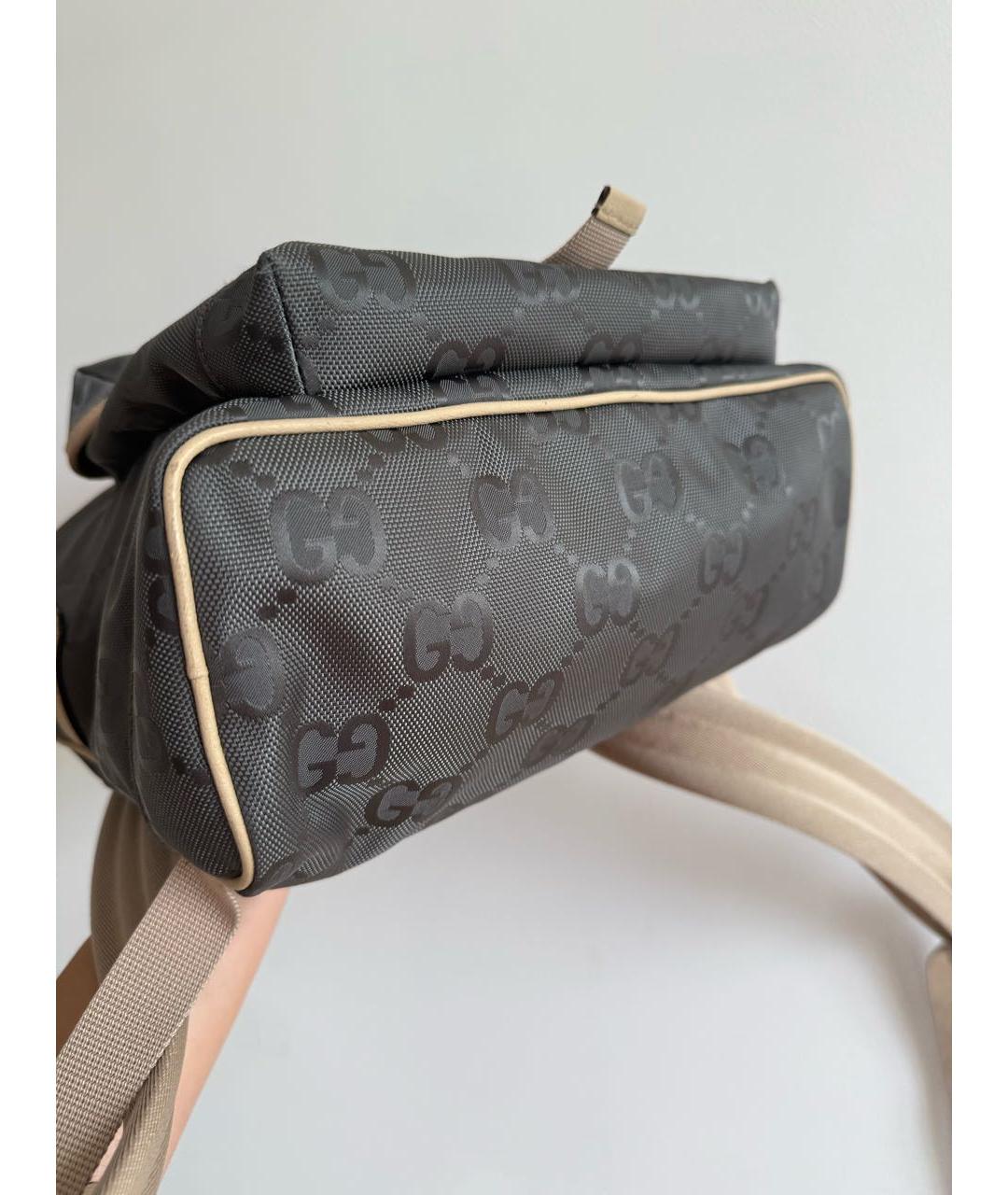 GUCCI Бежевый синтетический рюкзак, фото 4