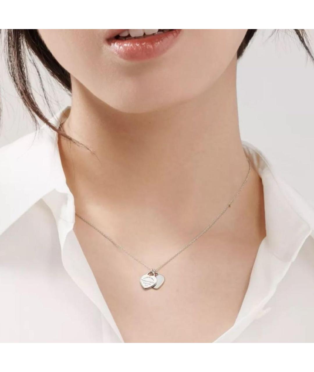 TIFFANY&CO Серебряная серебряная подвеска, фото 5