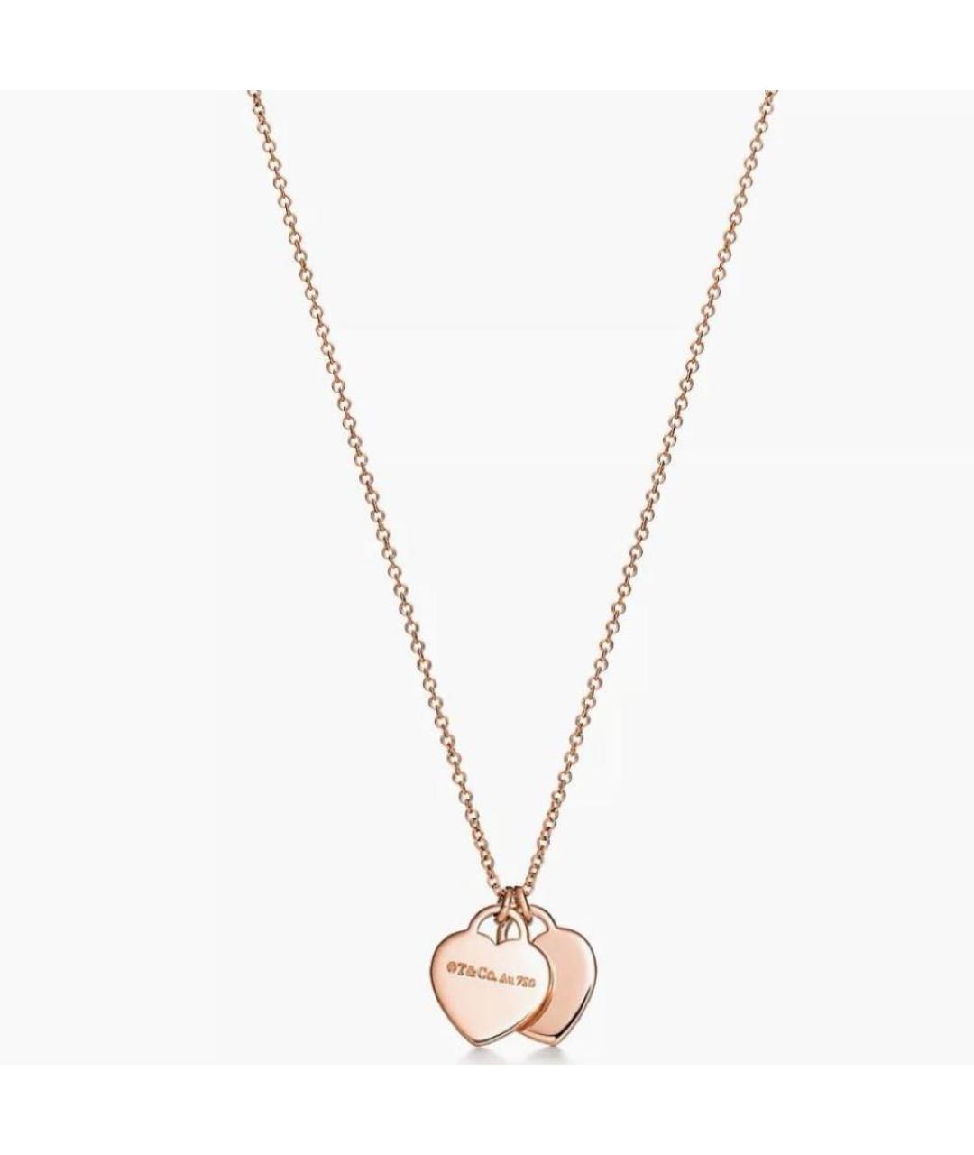 TIFFANY&CO Золотая подвеска из розового золота, фото 2