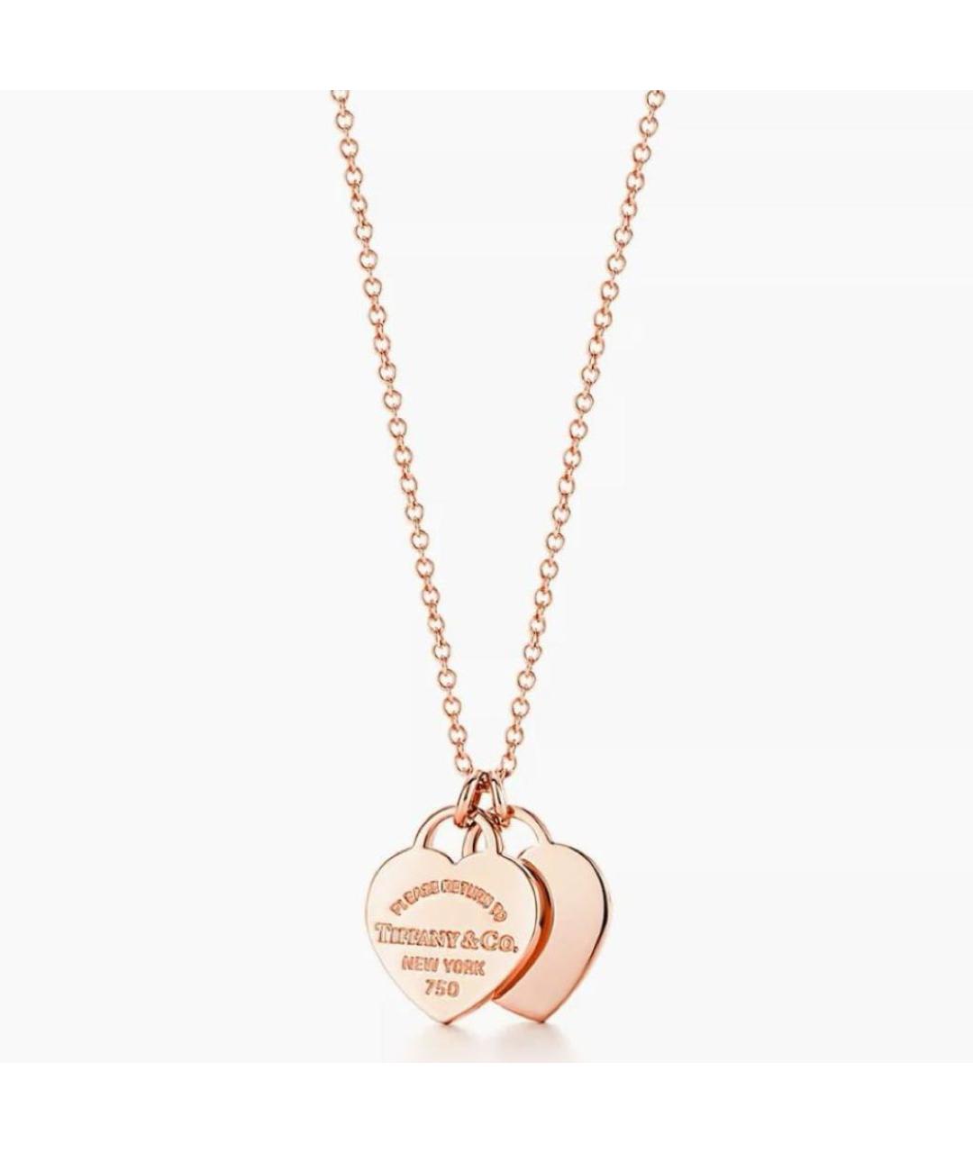 TIFFANY&CO Золотая подвеска из розового золота, фото 5