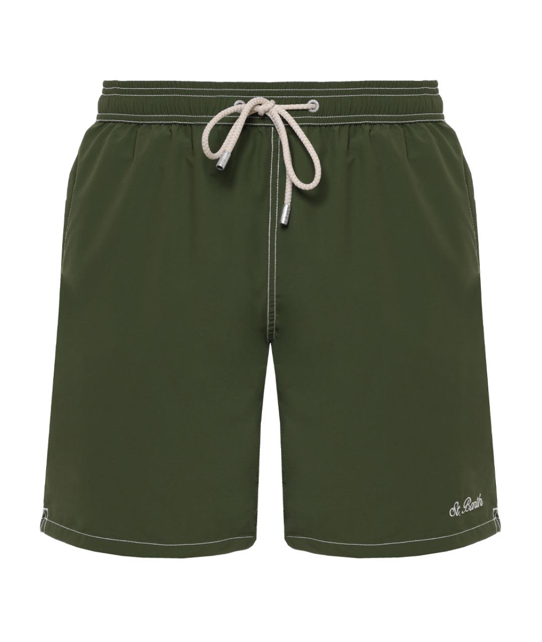 MC2 SAINT BARTH Зеленые шорты, фото 1