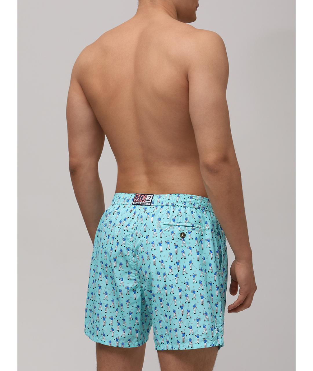 MC2 SAINT BARTH Бирюзовые шорты, фото 3