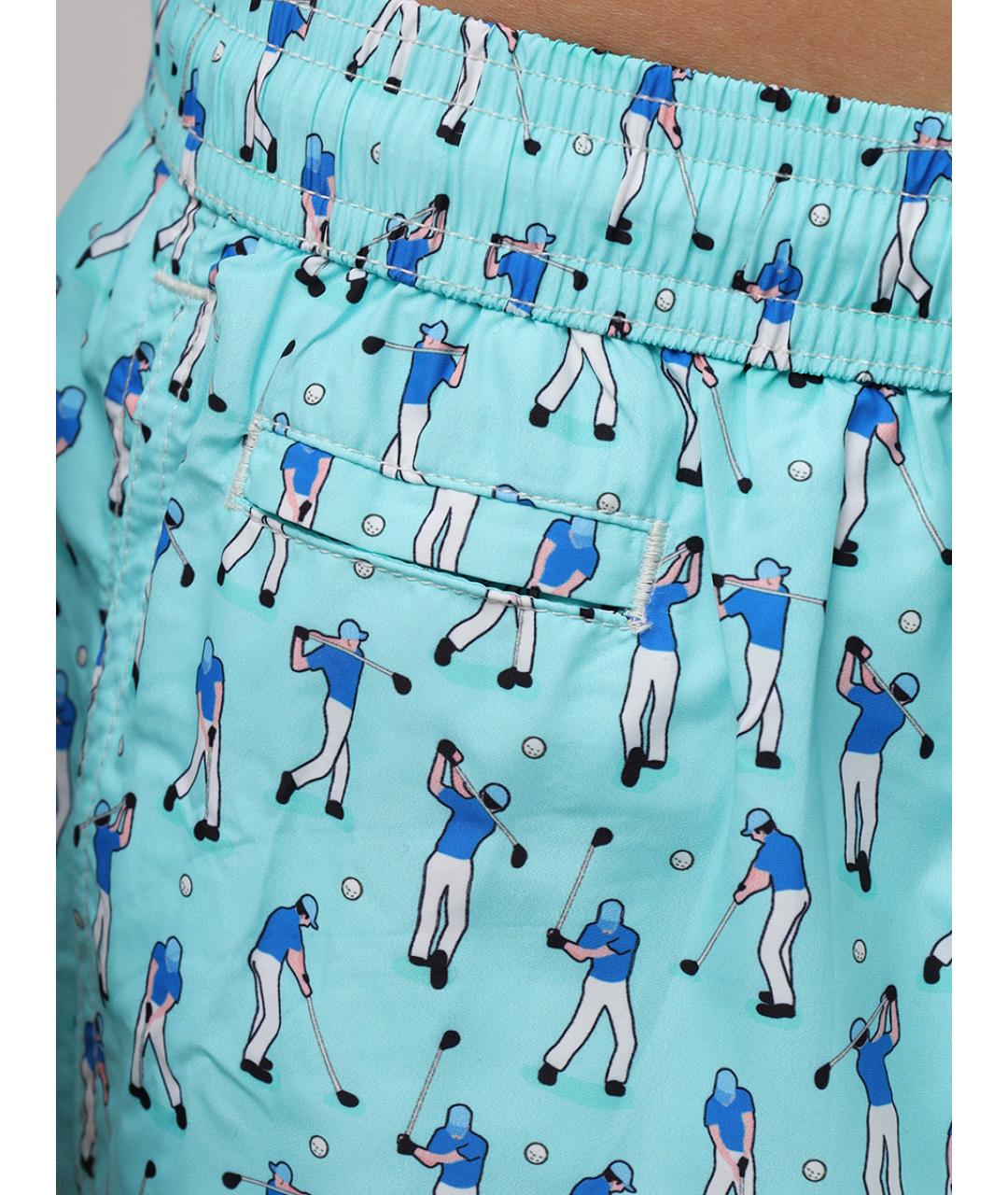 MC2 SAINT BARTH Бирюзовые шорты, фото 4