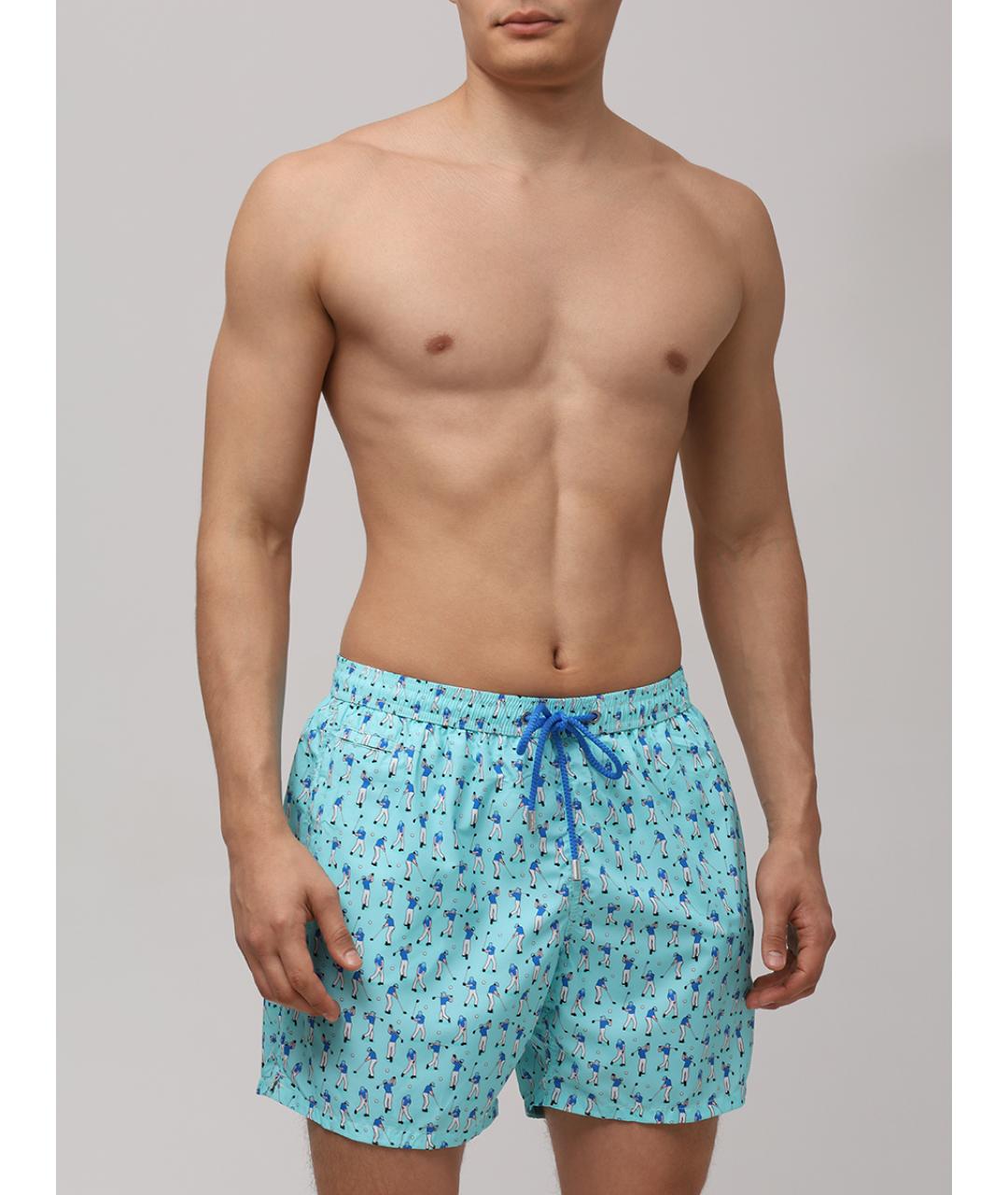 MC2 SAINT BARTH Бирюзовые шорты, фото 2