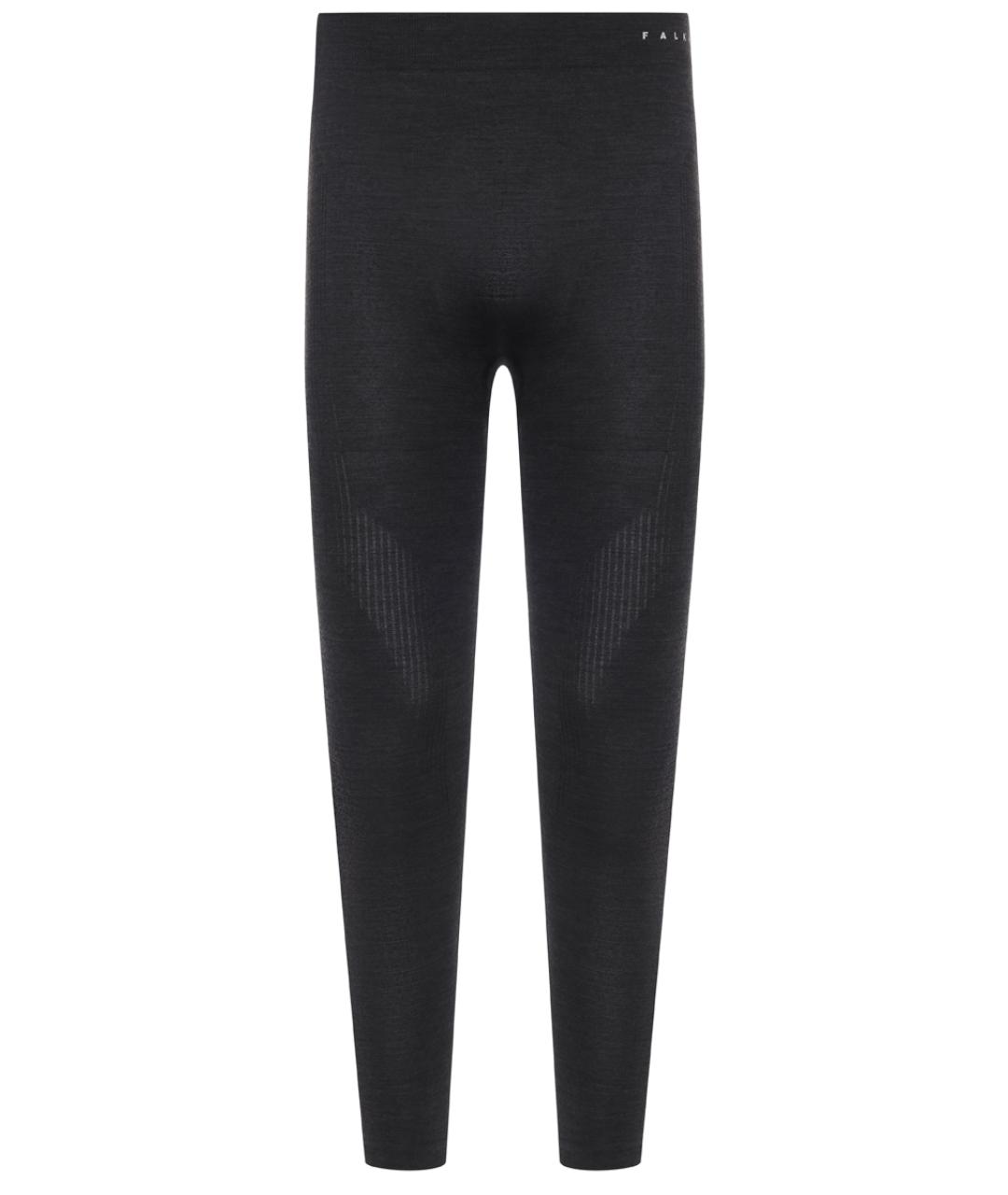 FALKE Черные шерстяные повседневные брюки, фото 1