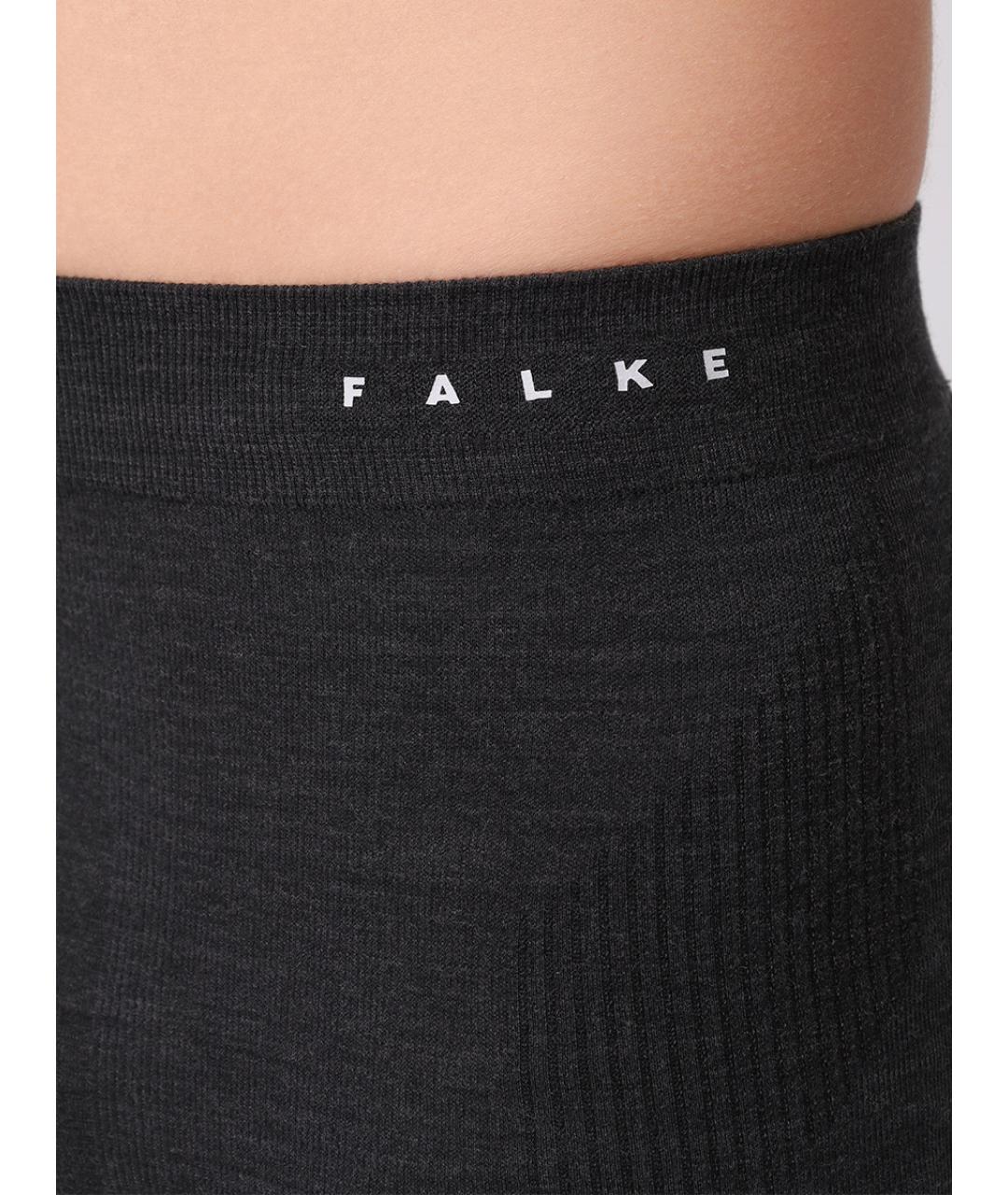 FALKE Черные шерстяные повседневные брюки, фото 4