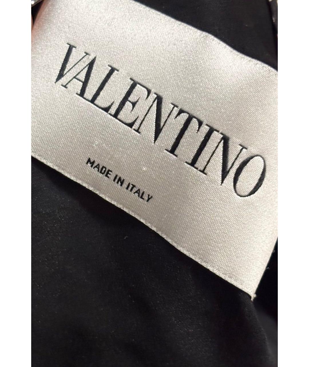 VALENTINO Мульти шелковое коктейльное платье, фото 8