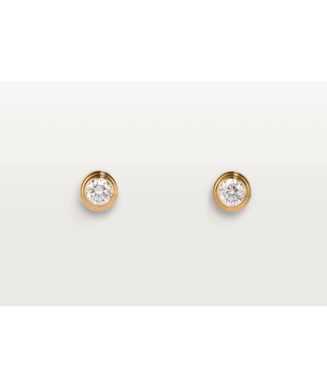 CARTIER Золотые серьги из желтого золота, фото 5