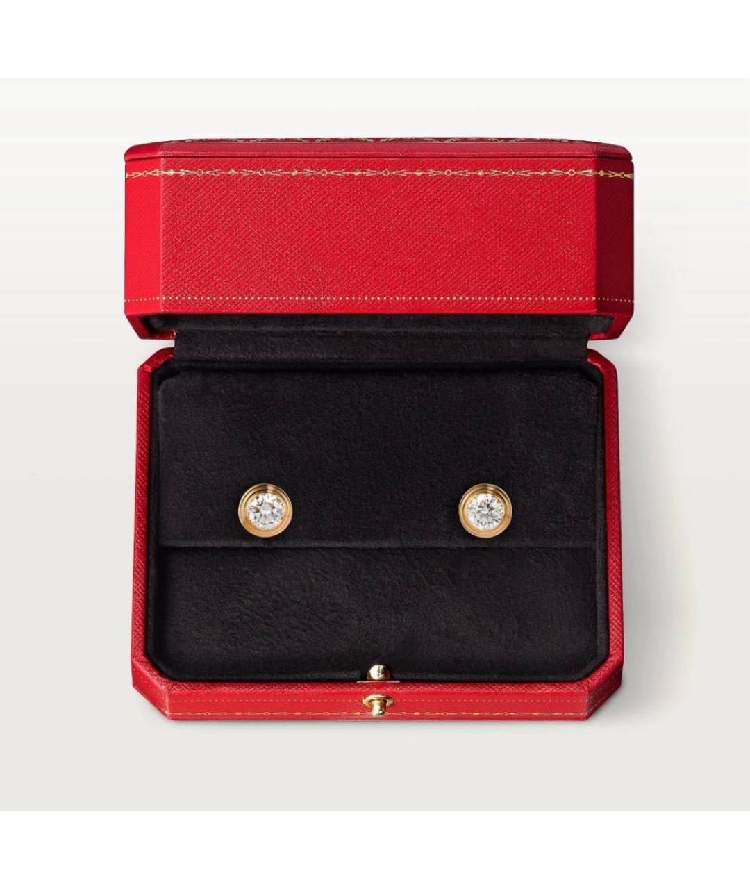 CARTIER Золотые серьги из желтого золота, фото 3
